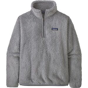 Patagonia Women’s Los Gatos 1/4 Zip Jacket Salt Gray Fleece Plush Size Small